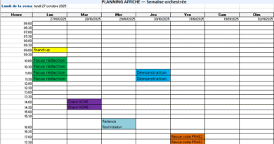Planifier et suivre ses tâches quotidiennes dans Excel