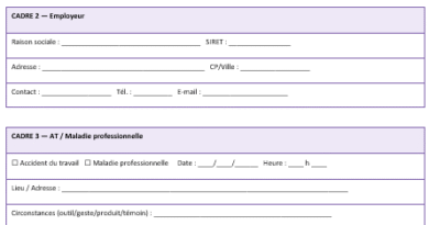 Feuille de soins Accident du travail / Maladie professionnelle AT/MP — modèles Word à télécharger