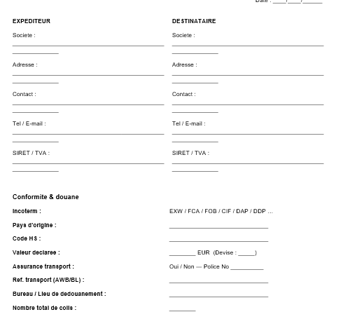 Bordereau d’expédition : 12 modèles Word à télécharger - Les grands cas d’usage