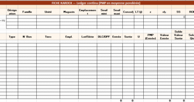 5 concepts de fiches de stock automatisés dans Excel