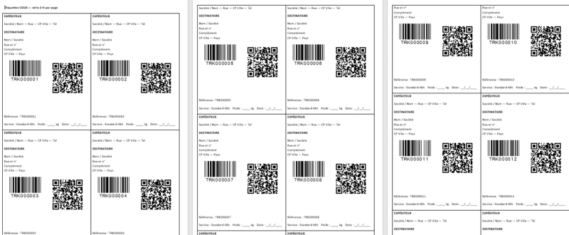 Étiquette colis à imprimer (gratuit) — le guide pratique