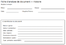 Analyser un document en histoire : Fiche d'analyse - méthode claire, pas à pas