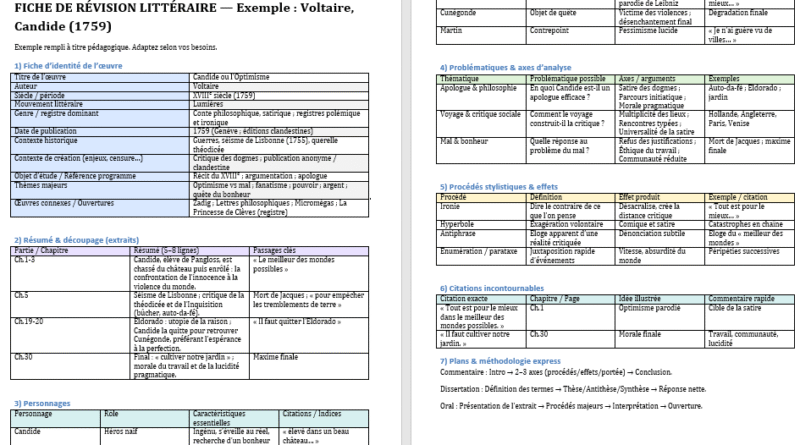Fiche ÉUF — Épreuve uniforme de français : attentes & méthode