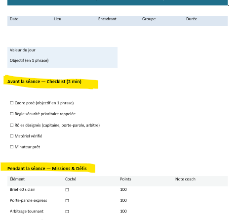 Les valeurs du sport, en vrai : du terrain aux habitudes qui durent + Fiche pratique