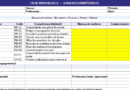 Fiche individuelle de suivi des compétences : Modèle Excel (ONE PAGE, A4)