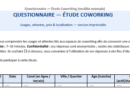 Étude - Questionnaire coworking : concevoir, administrer et exploiter un questionnaire vraiment décisionnel