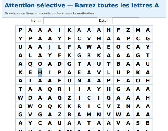 Exercices cognitifs imprimables en couleur pour EHPAD : usages, conception et bonnes pratiques