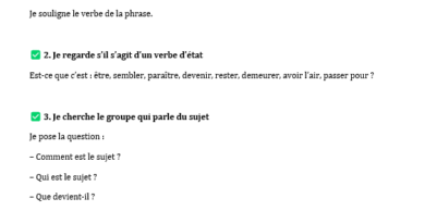 Exercices “Attribut du sujet” CM2 – types d’exercices et corrections pour instituteurs