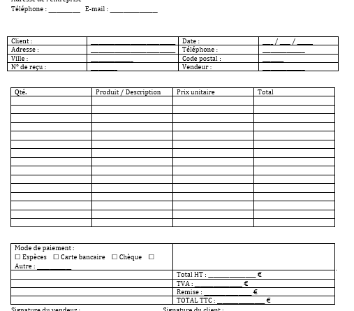 Reçu de vente : un petit document, un grand outil de confiance