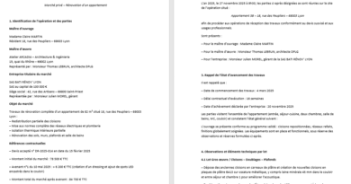 Exemples de Procès-verbal de réception de travaux