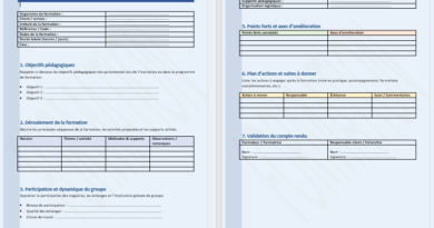 Compte rendu de formation word