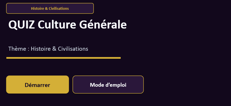Quiz culture générale PowerPoint à thème : modèles automatisés