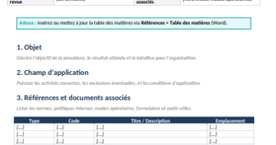 Procédure interne Word et PDF : un cadre clair pour travailler juste, partout, tout le temps