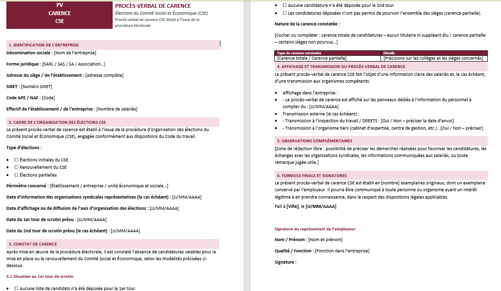 Proc s verbal De Carence CSE Mod le Word Le Cours Gratuit proc-s-verbal-de-carence-cse-mod-le-word-le-cours-gratuit