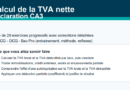 Calcul de la TVA nette et déclaration CA3
