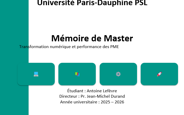 Pages de garde de mémoire utilisées dans les universités françaises