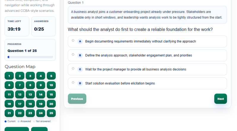 CCBA Questions Exam Simulator: From Study Notes to Real Decision-Making