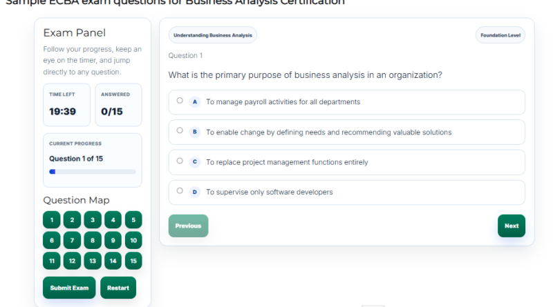 ECBA Exam Questions Simulator: A Smarter and More Human Way to Prepare