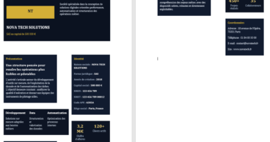 Fiche technique d’une entreprise : méthode, structure + Exemple