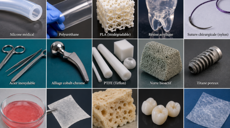 Biomatériaux pour la santé : types, applications