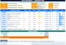 Modèle de fichier Excel pour les travaux de rénovation