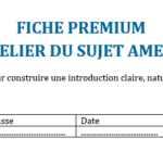 Sujet Amené Exemple Texte Descriptif : Méthode, Structure et Exemples Rédigés image