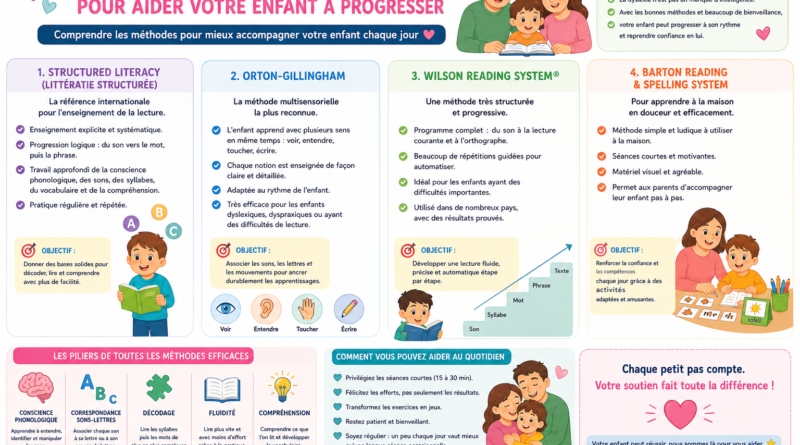 Dyslexie chez l’enfant : guide complet pour aider son enfant à progresser à la maison