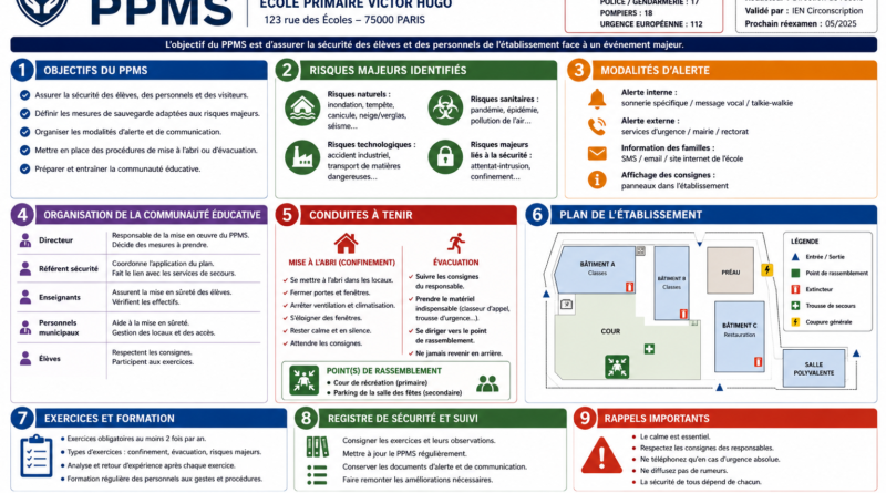 Plan Particulier de Mise en Sûreté (PPMS) : modèle