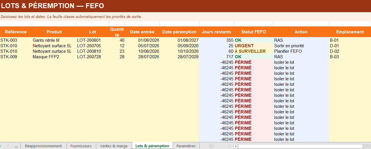 logiciel gestion de stock gratuit excel complet 