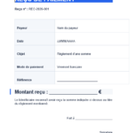 Modèle de reçu de paiement : exemples, formats Word, Excel et PDF à imprimer image