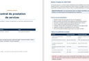 Contrat de prestation de services